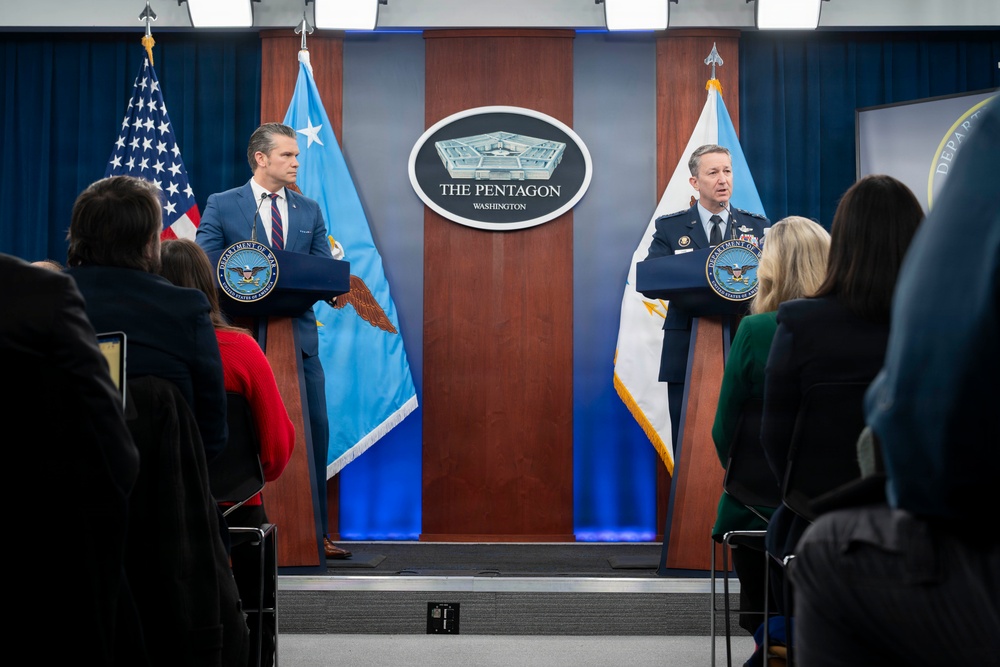 CJCS Conducts Press Briefing at the Pentagon