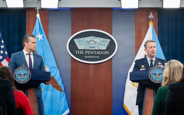 CJCS Conducts Press Briefing at the Pentagon