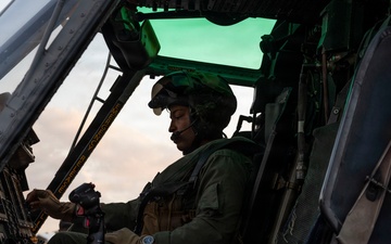 U.S. Marines with HMLA-269 conduct familiarization flight during MAG-29 DAO Exercise