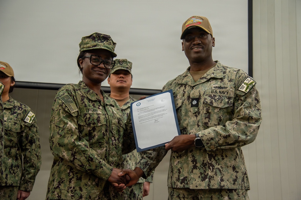 Surface Warfare Engineering School Command (SWESC) Great Lakes Holds All Hands Awards Ceremony