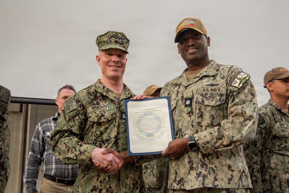 Surface Warfare Engineering School Command (SWESC) Great Lakes Holds All Hands Awards Ceremony