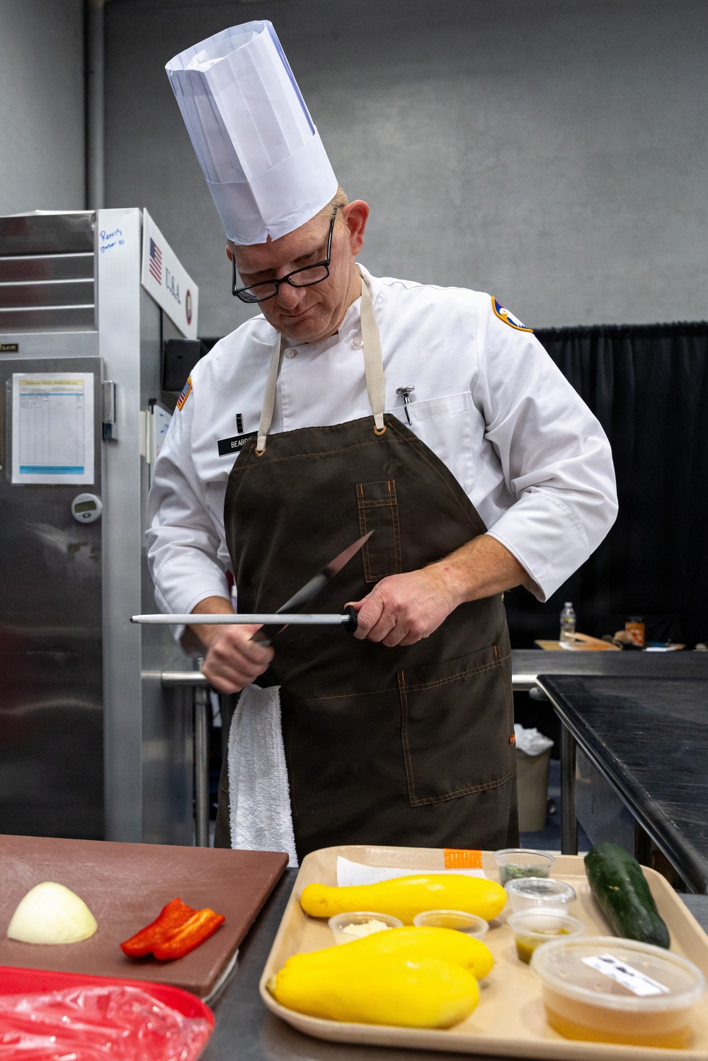 Chief Warrant Officer 4 Colby Beard competes in International Savory Event