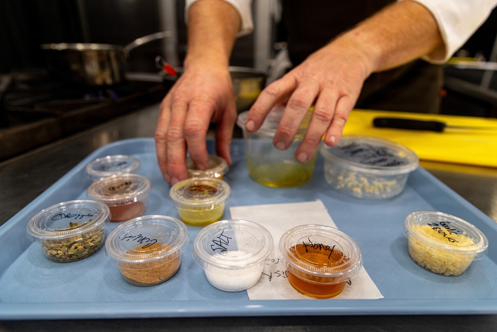 Chief Warrant Officer 4 Colby Beard competes in International Savory Event