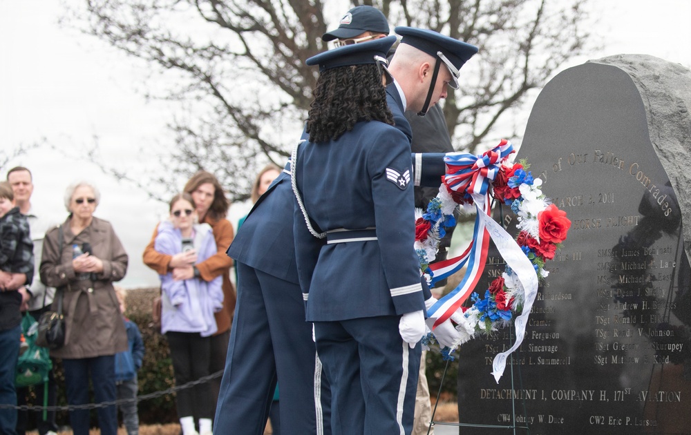 Ceremony marks 25th anniversary of 203rd RED HORSE plane crash