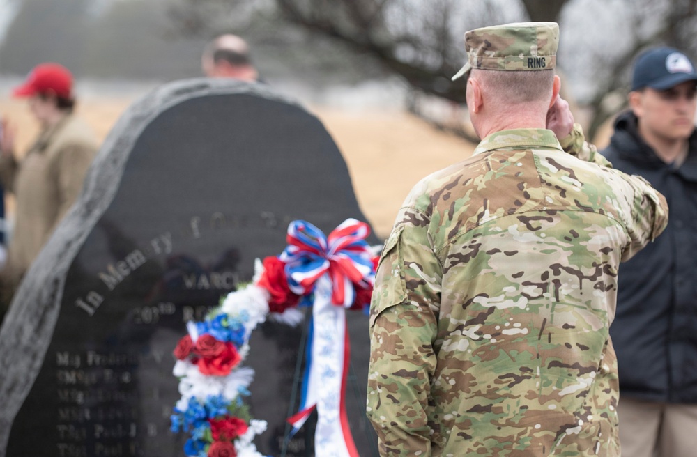 Ceremony marks 25th anniversary of 203rd RED HORSE plane crash