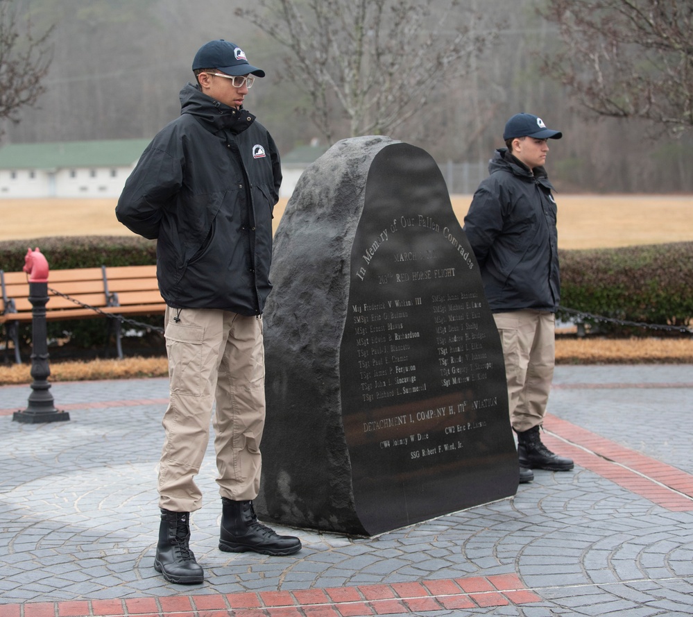 Ceremony marks 25th anniversary of 203rd RED HORSE plane crash