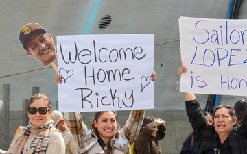 USS Cincinnati returns to San Diego