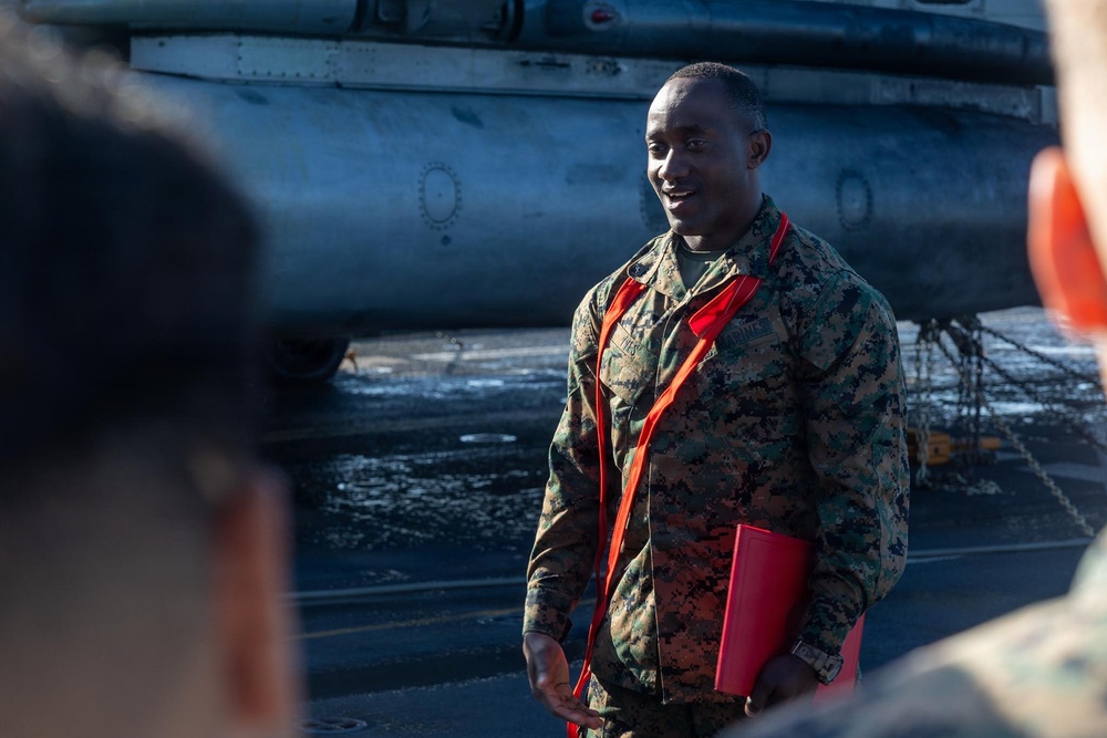 BLT 3/5 Marine gets Promoted at Sea