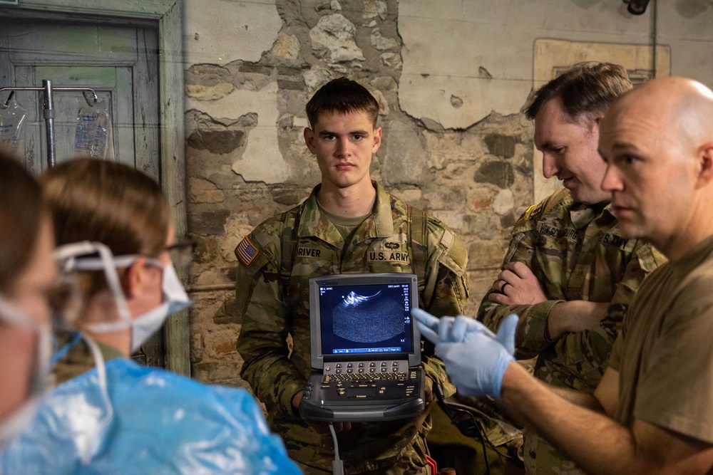 First Year Graduate Veterinarian Education officers conduct surgeries during Military Working Dog Week 2026