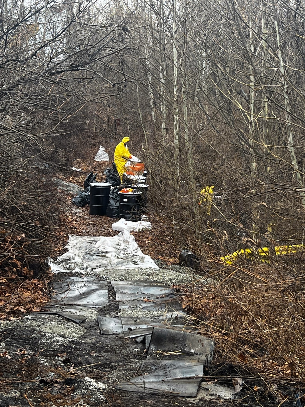 York Salvage Yard Fire Unified Command responds to incident