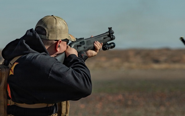 Soldiers from across 1AD compete in trap shooting competition during Torch Week 2026
