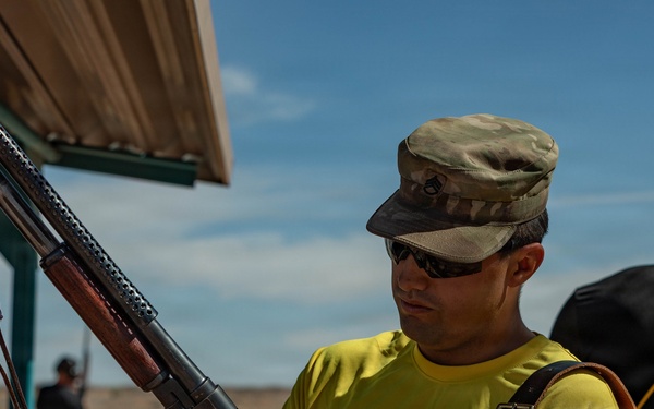 Soldiers from across 1AD compete in trap shooting competition during Torch Week 2026