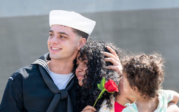 USS Cincinnati (LCS 20) Returns to Naval Base San Diego