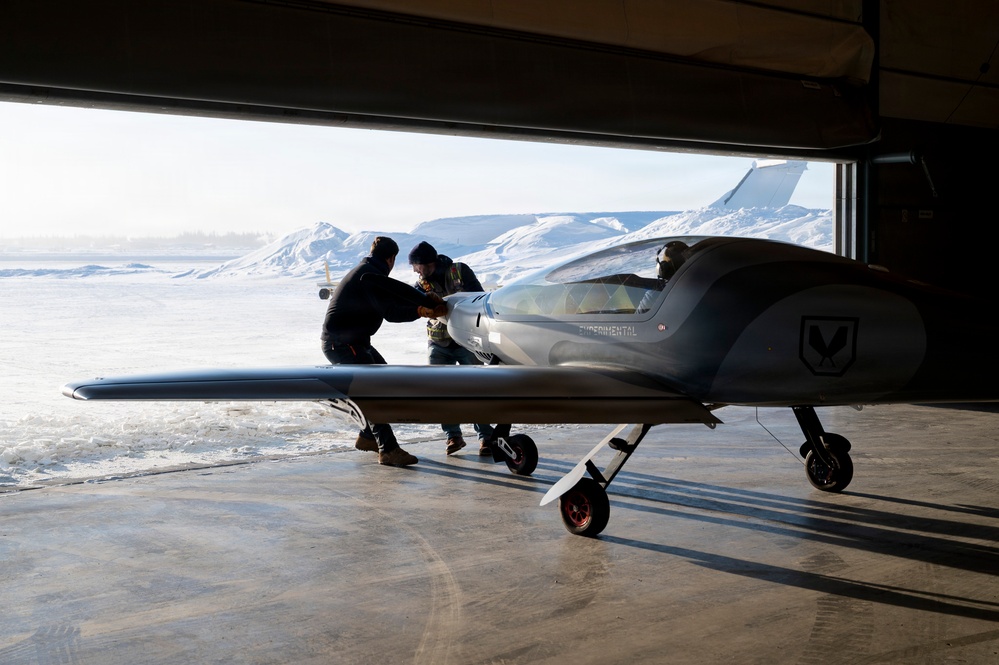 ARCTIC EDGE 2026: KestrelX KX-2 posing as a stealth UAV