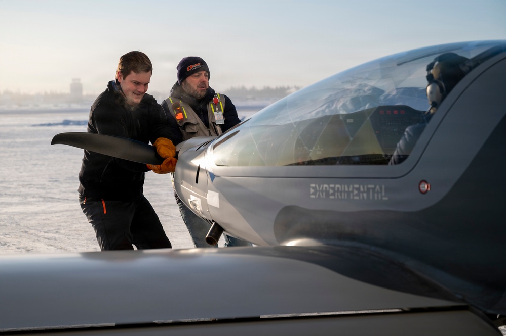 ARCTIC EDGE 2026: KestrelX KX-2 posing as a stealth UAV