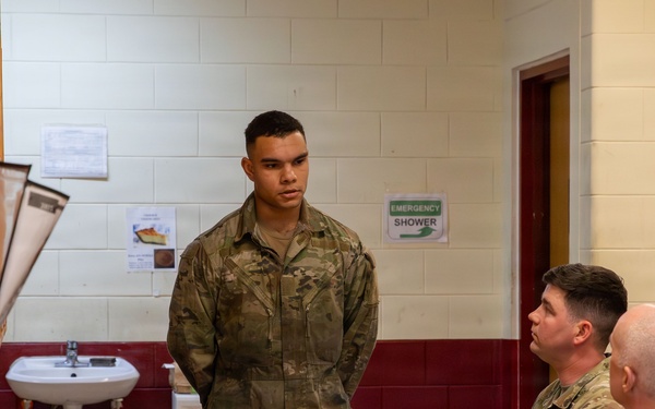 This week, the 551st Inland Cargo Transportation Company (ICTC), 25th Transportation Battalion, hosted evaluators at Camp Carroll for the prestigious Chief of Staff, Army Award for Maintenance Excellence (AAME) on-site evaluation.