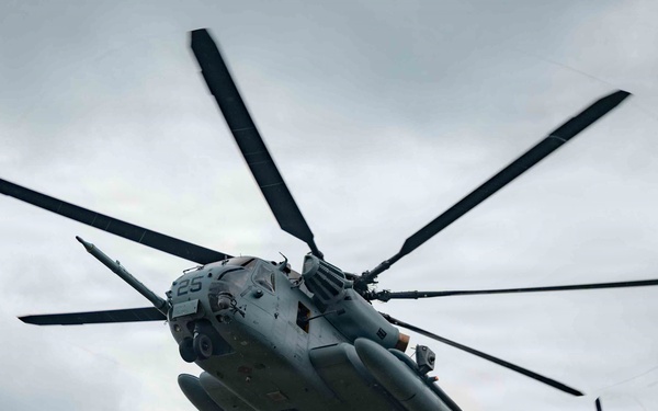 U.S. Marines load MMSP on CH-53E Super Stallions for MCCRE and Conduct Forward COC Operations