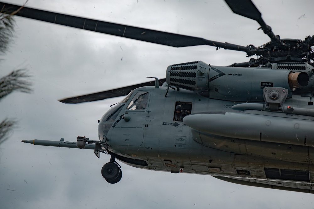 U.S. Marines load MMSP on CH-53E Super Stallions for MCCRE and Conduct Forward COC Operations