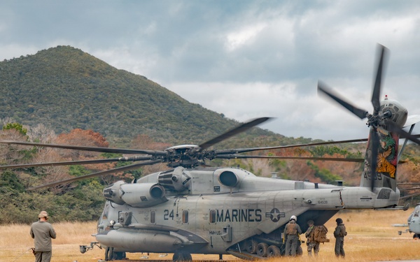 U.S. Marines load MMSP on CH-53E Super Stallions for MCCRE and Conduct Forward COC Operations