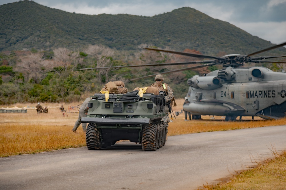 U.S. Marines load MMSP on CH-53E Super Stallions for MCCRE and Conduct Forward COC Operations