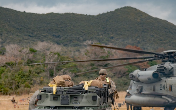 U.S. Marines load MMSP on CH-53E Super Stallions for MCCRE and Conduct Forward COC Operations