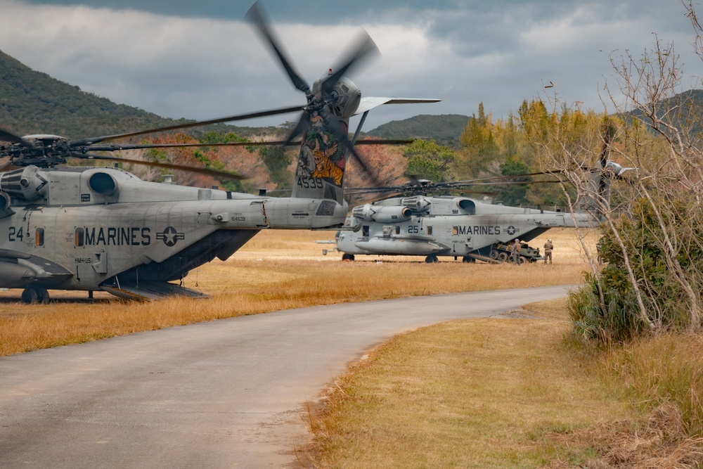 U.S. Marines load MMSP on CH-53E Super Stallions for MCCRE and Conduct Forward COC Operations