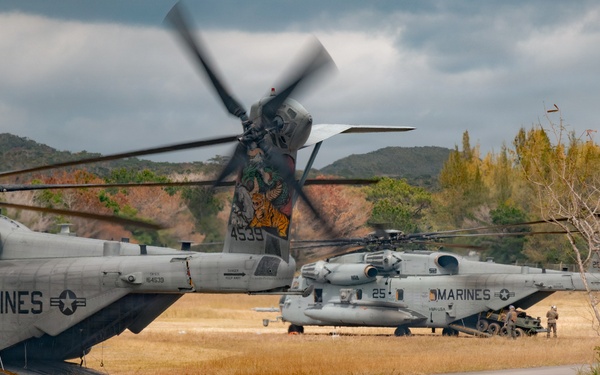 U.S. Marines load MMSP on CH-53E Super Stallions for MCCRE and Conduct Forward COC Operations