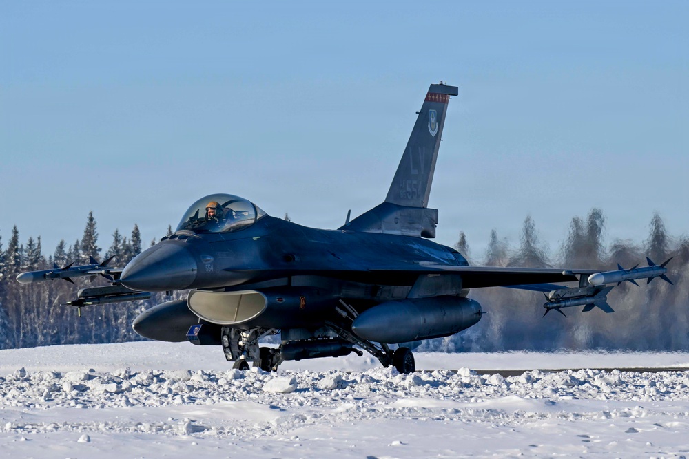 Joint flight line operations for ARCTIC EDGE 2026