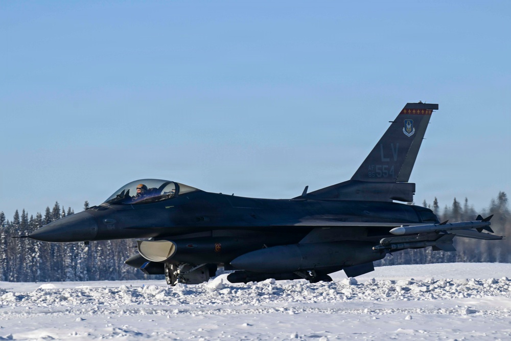 Joint flight line operations for ARCTIC EDGE 2026
