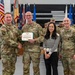 Maj. Jason A. Reinhardt, outgoing commander of the 498th Combat Sustainment Support Battalion (CSSB) received the Meritorious Service Medal from Col. R. Scott Carpenter, MSC-K commander prior to a Change of Command Ceremony at Camp Carroll on March 3.