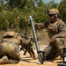 5th Air Naval Gunfire Liaison Company and 2nd Battalion, 7th Marines, conduct mortar range