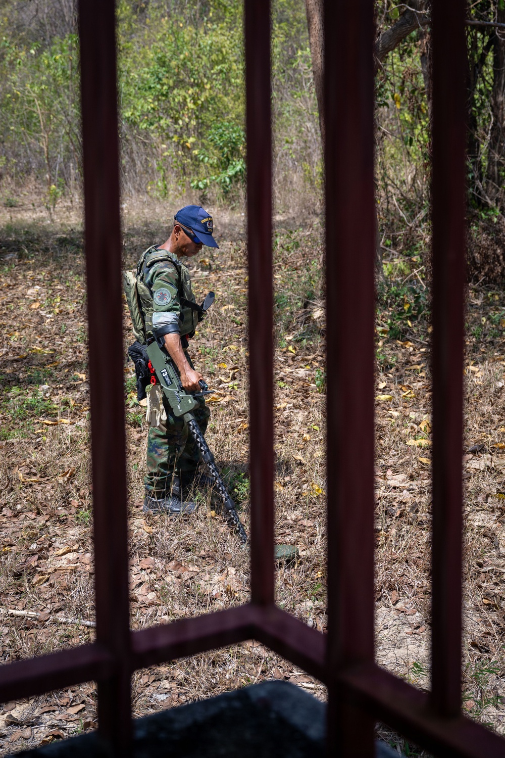 U.S. Navy and Royal Thai Navy EOD teams conduct surface and IED scenarios