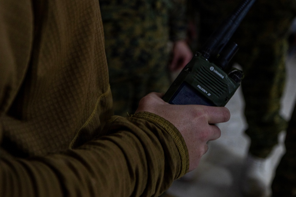 US Marines take a radio etiquette class during ARCTIC EDGE 2026