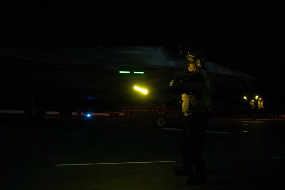 31st MEU | F-35 Night Flight Operations