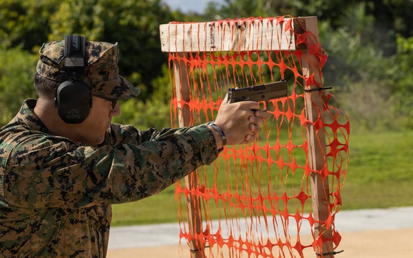 Camp Blaz Provost Marshal’s office conduct pistol range