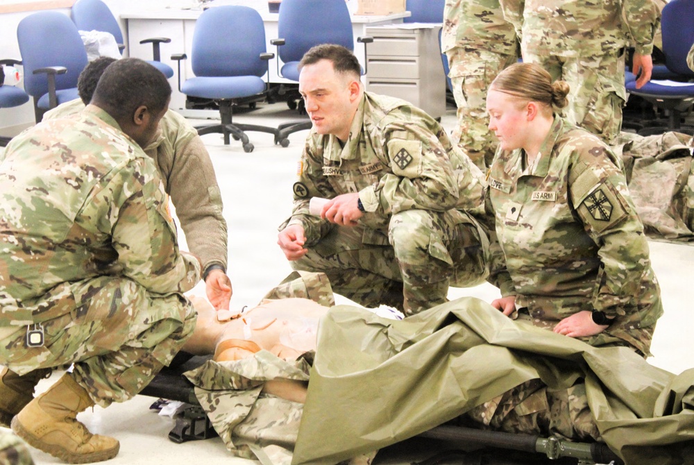 Army Reserve combat medic describes 68W Sustainment Training at Fort McCoy