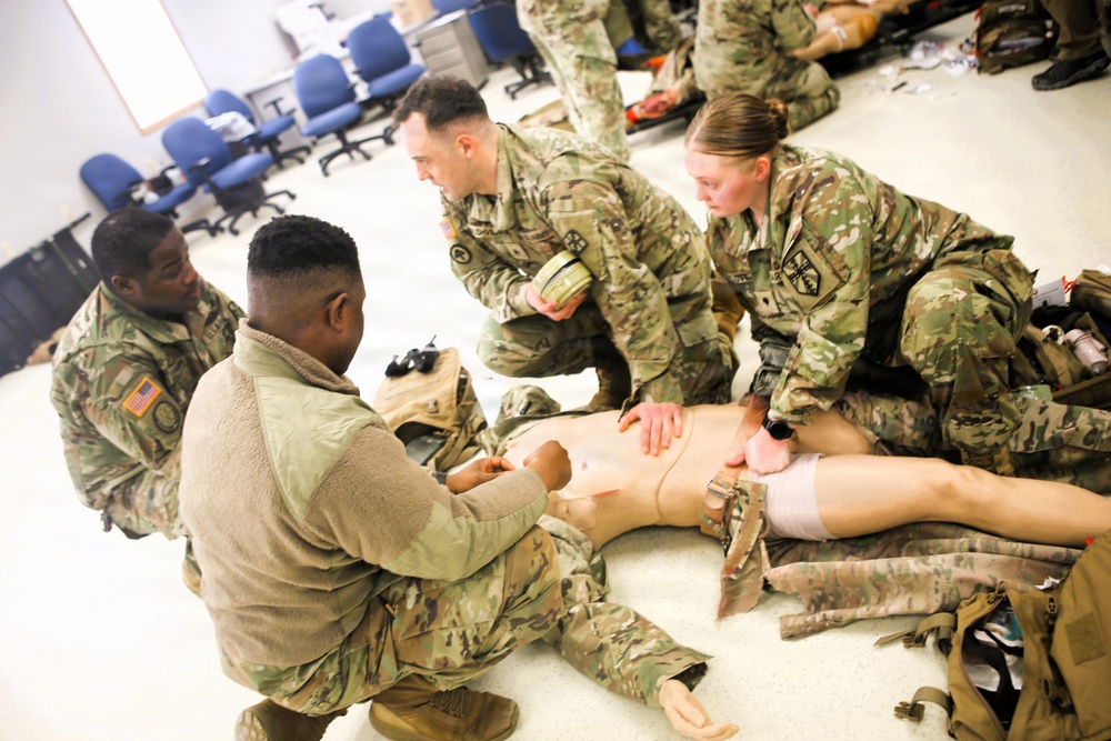 Army Reserve combat medic describes 68W Sustainment Training at Fort McCoy