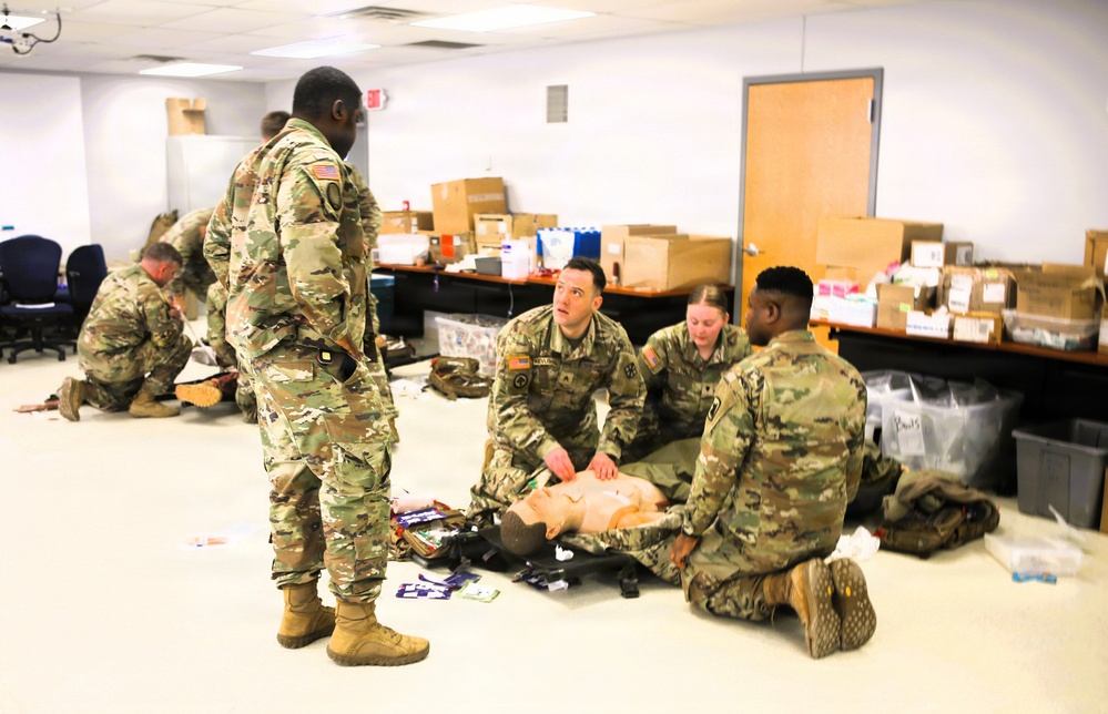 Army Reserve combat medic describes 68W Sustainment Training at Fort McCoy