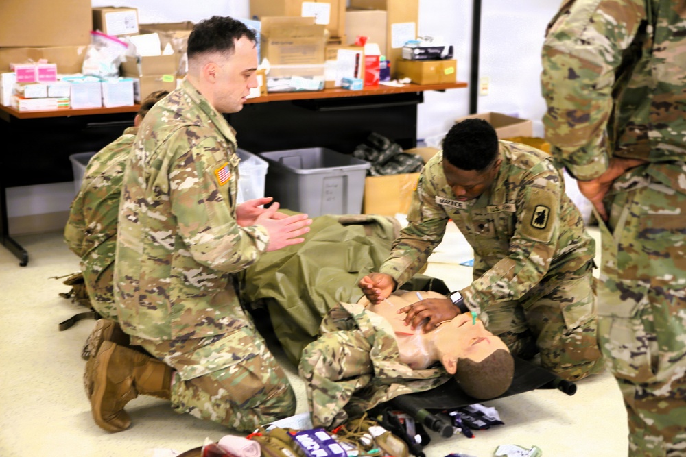 Army Reserve combat medic describes 68W Sustainment Training at Fort McCoy