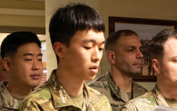 Recognizing Personnel Behind the Bayonet Hill 180 Ceremony