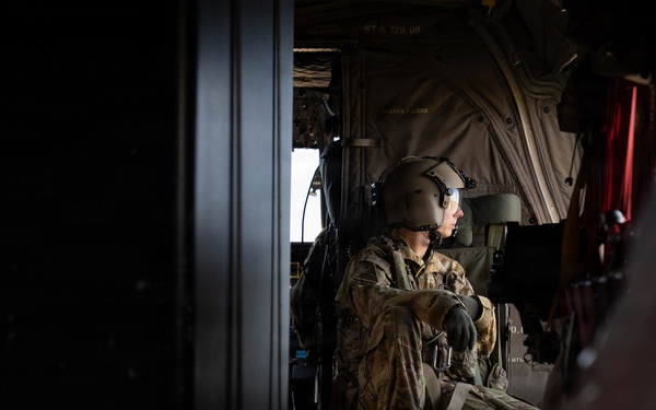 Bravo Company, 1-214th GSAB honors first sergeant with final flight over Neuschwanstein Castle