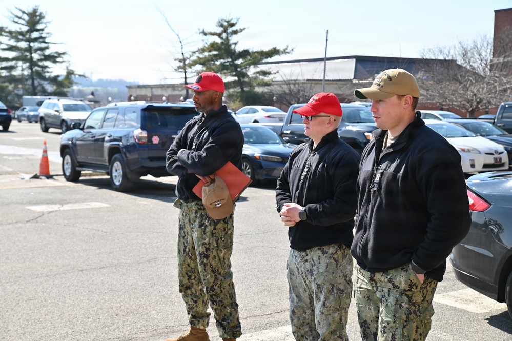 Training team monitors ITT drill at Washington Navy Yard