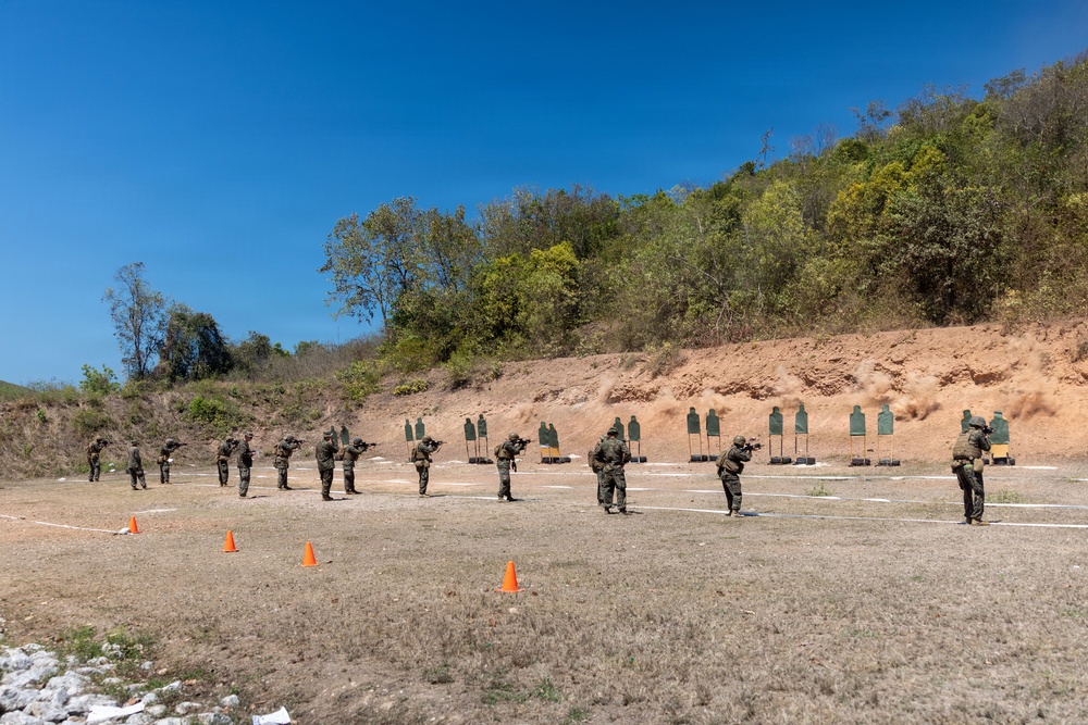 Task Force Ashland Marines Conduct Live Fire Range During Exercise Cobra Gold 26