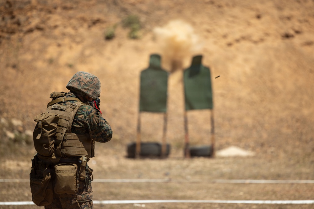 Task Force Ashland Marines Conduct Live Fire Range During Exercise Cobra Gold 26