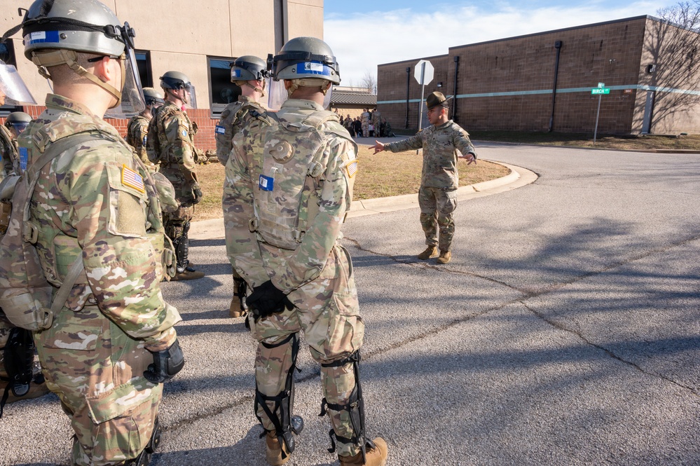 New MP Soldiers work different shifts, respond to myriad of calls during final training exercise