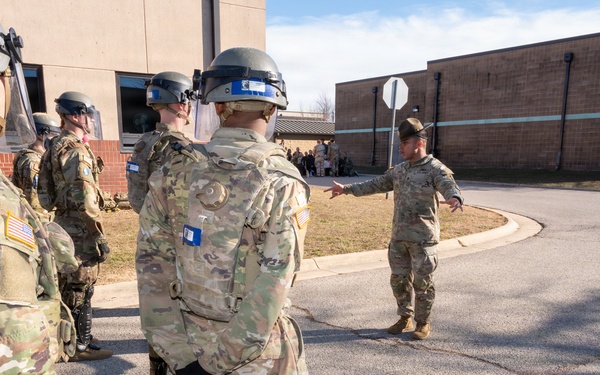 New MP Soldiers work different shifts, respond to myriad of calls during final training exercise