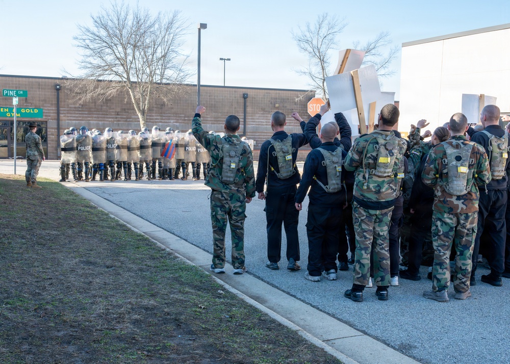 New MP Soldiers work different shifts, respond to myriad of calls during final training exercise