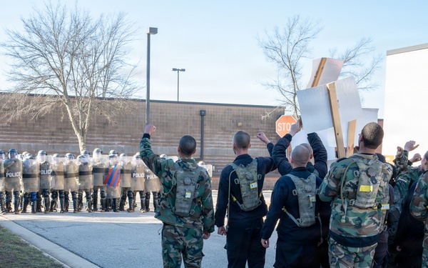 New MP Soldiers work different shifts, respond to myriad of calls during final training exercise