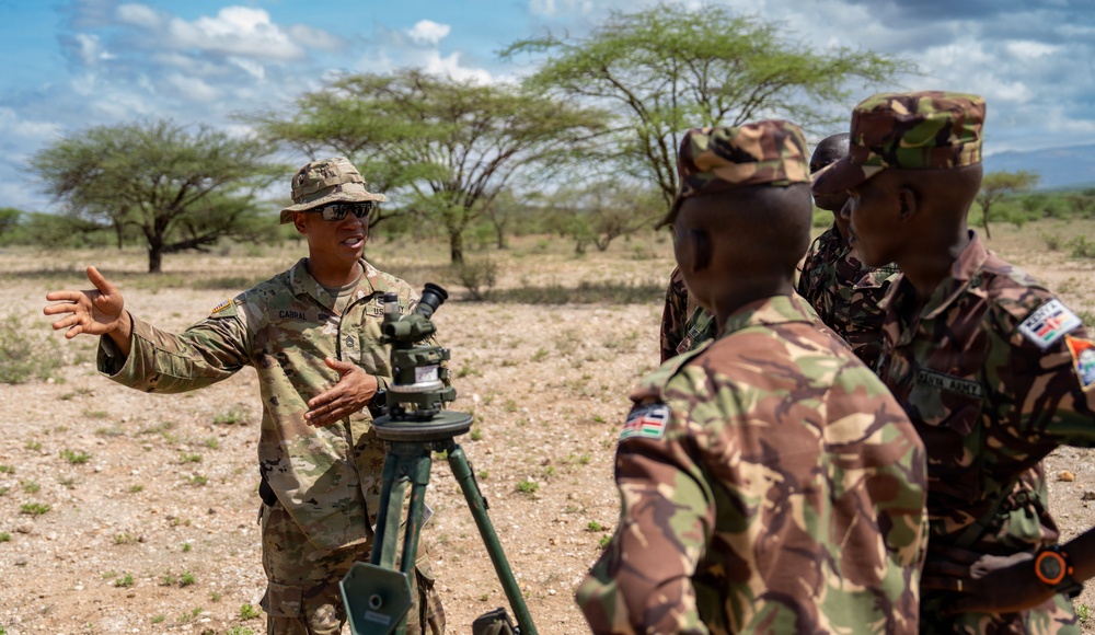 US, Kenya artillery units conduct bilateral live-fire training during Justified Accord 2026