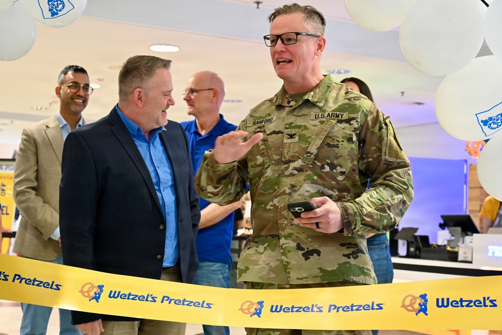 First OCONUS location of Wetzel's Pretzels opens at USAG Stuttgart